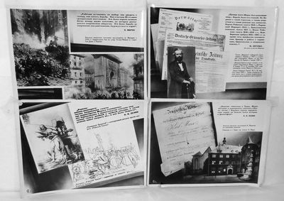 1930. Forty-two 7 x 9 inch black and white photographs with Russian photographic text and descriptiv...