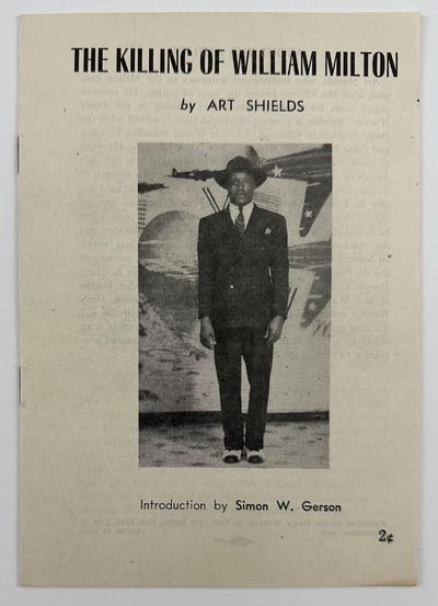 The Killing of William Milton [wrapper title]