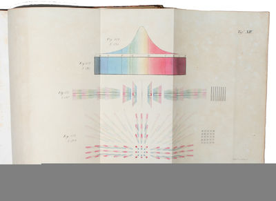 Die Beugungserscheinungen aus den Fundamentalgesetzen der Undulationstheorie. Analytisch entwickelt und in Bildern dargestellt. Mit 18 zum Teil illuminirten Tafeln. - [ANTICIPATING THE DISCOVERY OF X-RAYS] (photo 2)