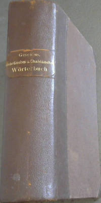 image of Wilhelm Gesenius' Hebraisches und Aramaisches Handworterbuch uber das Alte Testament