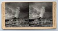 Castle Geyser in Action. 4538. [Stereoview]