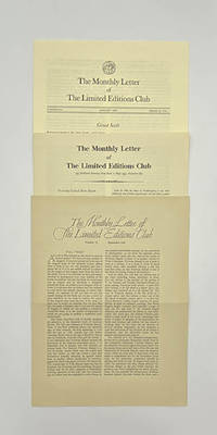 Monthly Letters of the Limited Editions Club