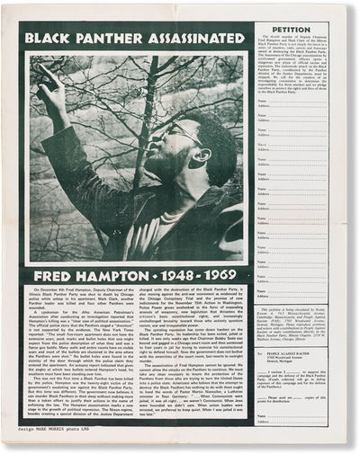Black Panther Assassinated - Fred Hampton, 1948-1969