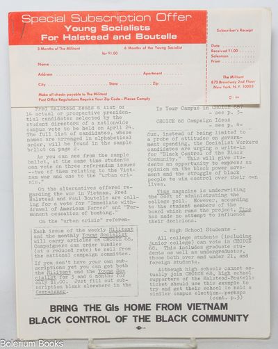 Socialist Workers Campaigner. Number 4, March 5, 1968