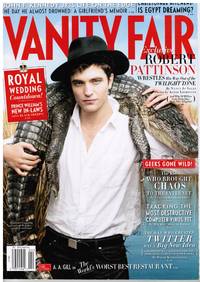 cover of VANITY FAIR: ROBERT PATTINSON