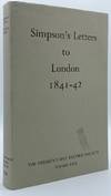 London Correspondence Inward from Sir George Simpson, 1841-42