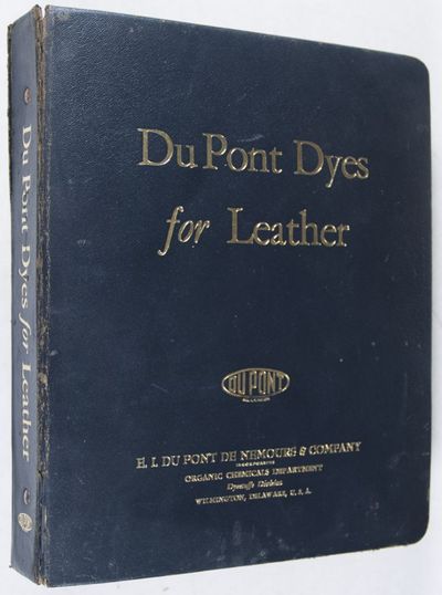 Du Pont Dyes for Leather [COMPLETE WITH ALL ITS MOUNTED LEATHER SAMPLES]