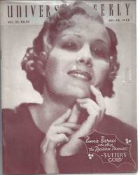 image of Universal weekly magazine: vol.37, no.22: 1935 Dec. 28. Binnie Barnes