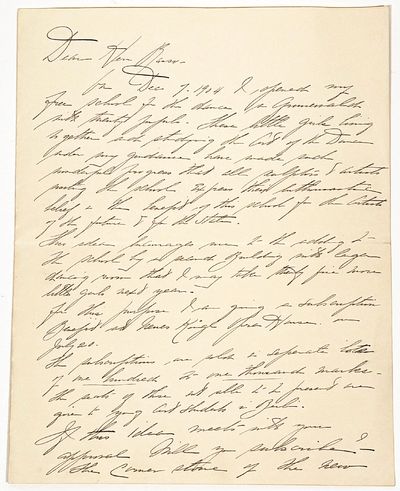 Autograph Letter Signed