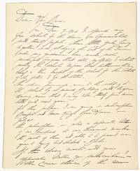 Autograph Letter Signed