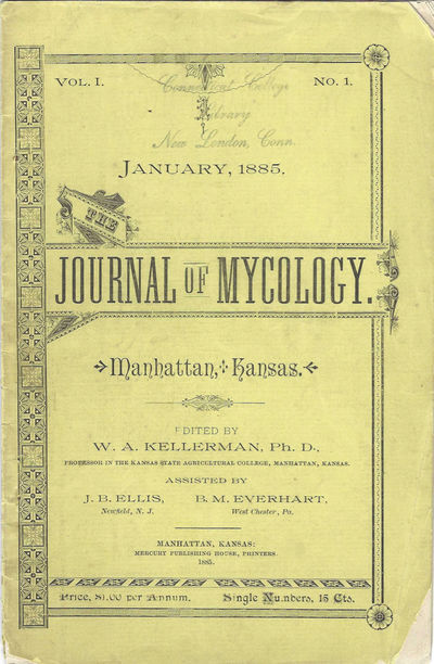 Journal of Mycology January, 1885; Vol. 1, No. 1
