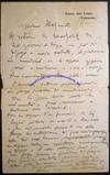 An Attractive Puccini Handwritten Letter, Asking To Help A Local Landscape Painter
