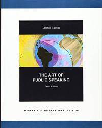 The Art of Public Speaking by Stephen E. Lucas - 2009-09-09