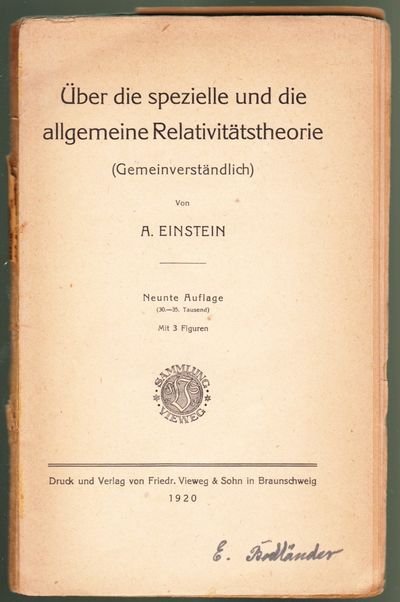 Über die spezielle und die allgemeine Relativitätstheorie: