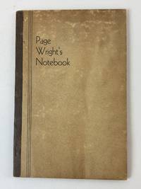 PAGE WRIGHT'S NOTEBOOK