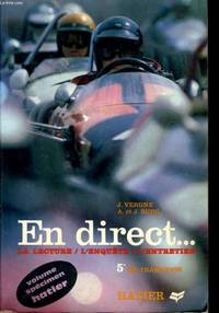 EN DIRECT. LA LECTURE / L'ENQUETE / L'ENTRETIEN. 5e DE TRANSITION