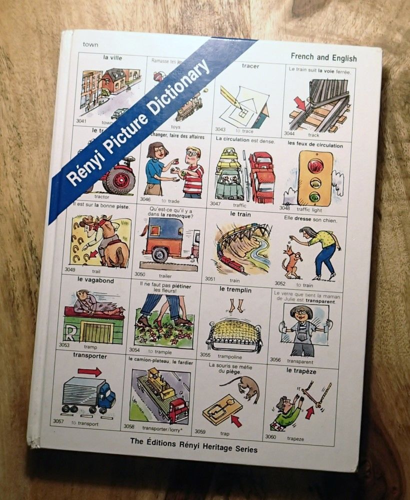 RENYI PICTURE DICTIONARY : French and English : (Editions Renyi