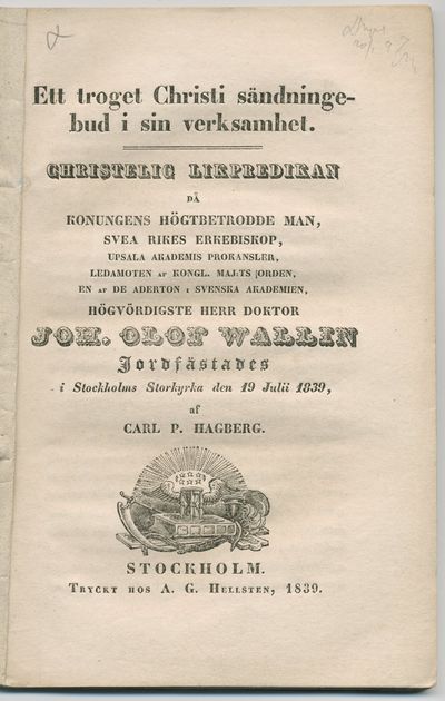 Ett troget Christi sändningebud i sin verksamhet.…
