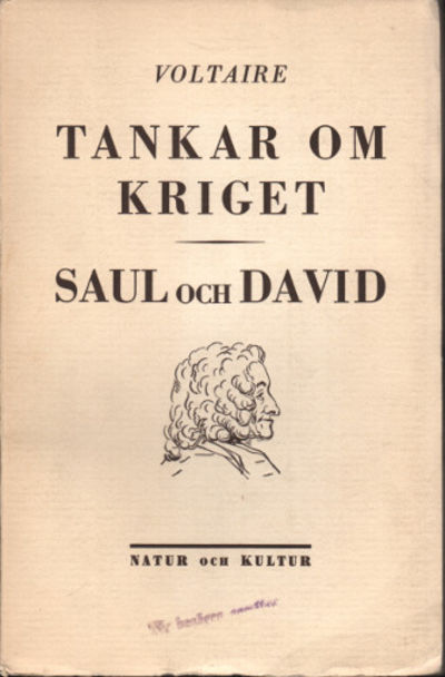 TANKAR OM KRIGET / SAUL OCH DAVID. Drama.