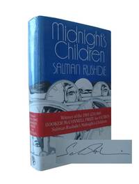 Midnight&#039;s Children - Complete with wrap-around band and SIGNED by artist and author by Rushdie, Salman - 1981