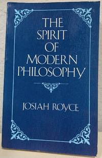 The Spirit of Modern Philosophy: An Essay in the Form of Lectures