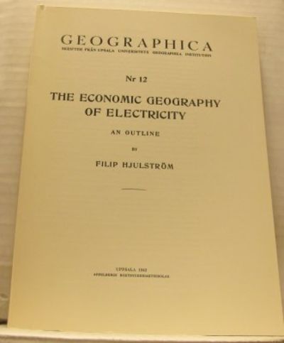 The economic geography of electricity. An outline.