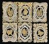 Full Sheet of 1850s Lace Papers for Valentine Manufacturing