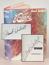 Dune, signed twice by Frank Herbert