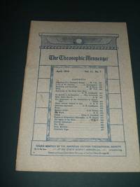 cover of The Theosophic Messenger April 1910