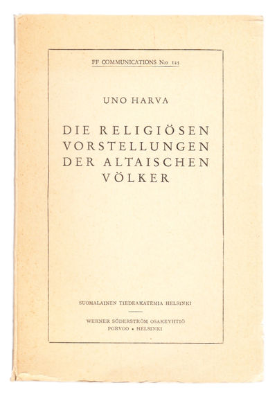 Die religiösen Vorstellungen der altaischen…