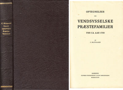 Optegnelser om vendsysselske præstefamilier før…
