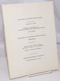 image of Subversive Activities Control Board; docket no. 108-53, Herbert Brownell, Jr., Attorney General of the United States, petitioner, v. Veterans of the Abraham Lincoln Brigade, respondent, Robert H. Purl, Thomas A. Daly, and Troy B. Conner, Jr., for petitioner. Homer C. Clay for respondent. Report and order of the board, decided December 21, 1955