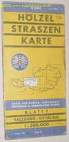 Hölzel Straszen karte. Blatt 7 Salzburg - Kitzbühel, 1:200000. Karte des Österreich Automobil-Motorrad-U. Touring-Club