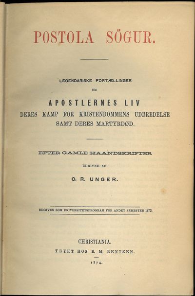 Legendariske fortællinger om apostlernes liv…