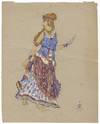 Original painting in watercolor and gouache signed with the artist's monogram and dated [19]23
