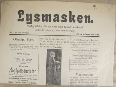 Lysmasken. Nattlig tidning för världens mäst…