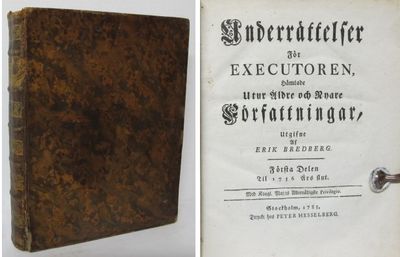 Underrättelser för executoren, hämtade utur äldre…