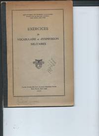 Exercices de Vocabulaire et d'Epression Militaires