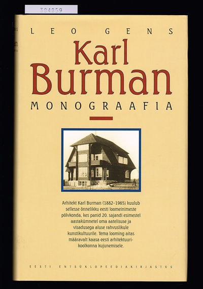 Karl Burman. Monograafia.