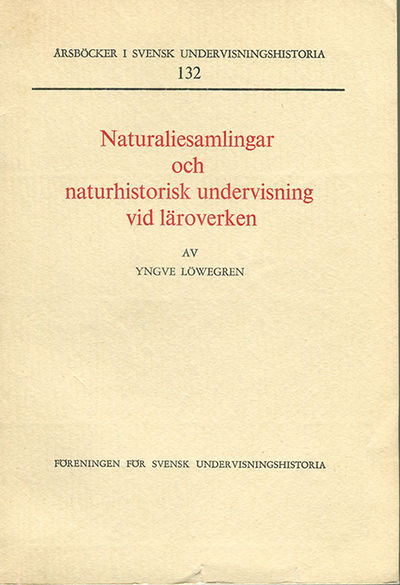 Naturaliesamlingar och naturhistorisk…