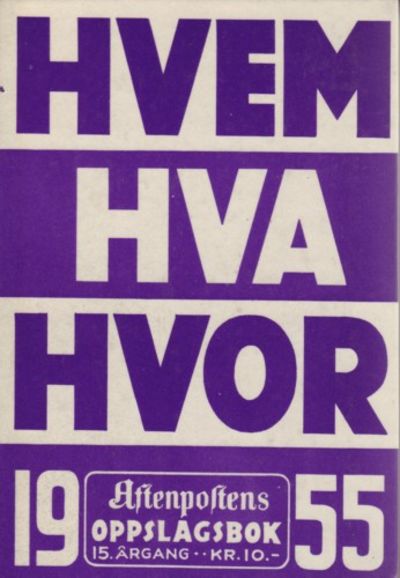 Hvem Hva Hvor 1955