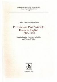 Preterite and Past Participle Forms in English…