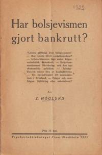 Har bolsjevismen gjort bankrutt?