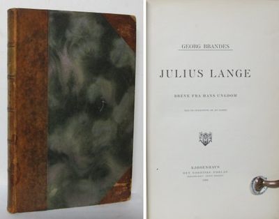 Julius Lange. Breve fra hans ungdom.