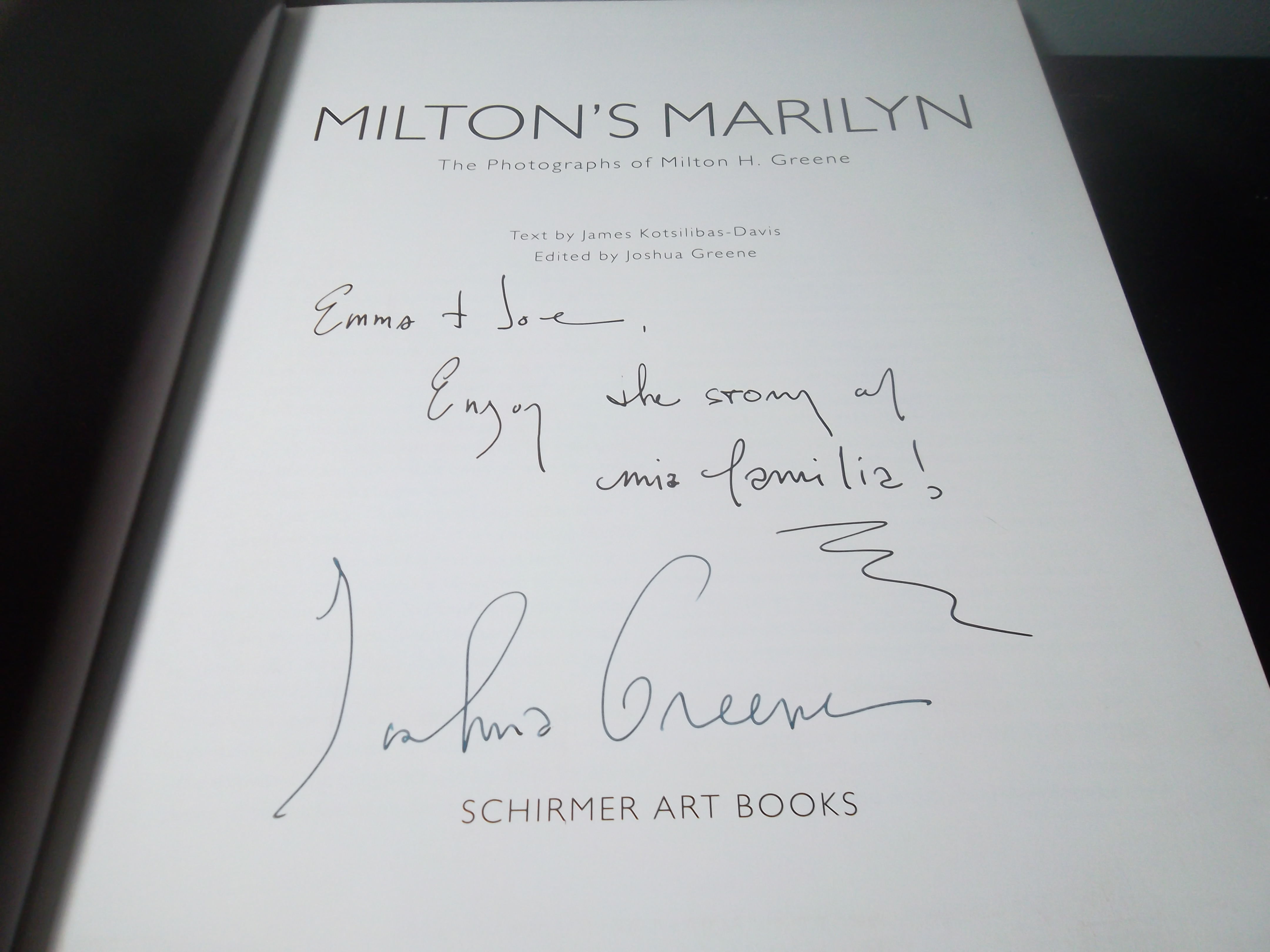 Milton's Marilyn; The Photographs of Milton H. Greene by