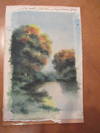 Country Lake: Original Watercolor