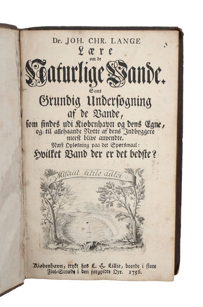Lære om de Naturlige Vande. Samt Grundig…