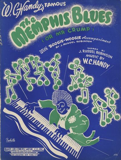 The Memphis Blues (Or Mr. Crump). [Inscribed to Noble Sissle]
