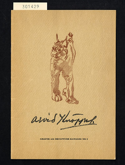 Arvid Knöppel. Grafik och Skulpturs katalog nr 5.…