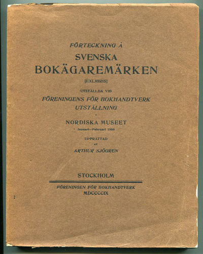 Förteckning å svenska bokägaremärken (exlibris)…